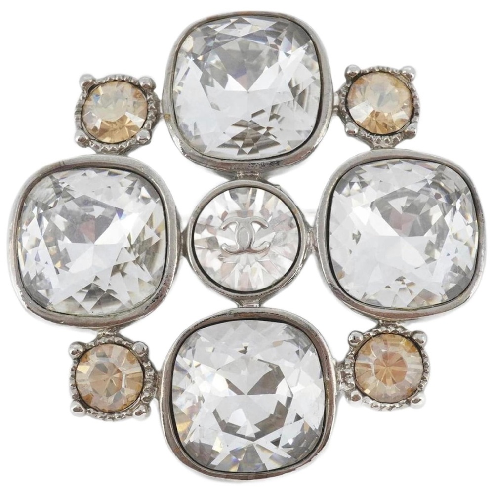 CHANEL Crystal Brooch